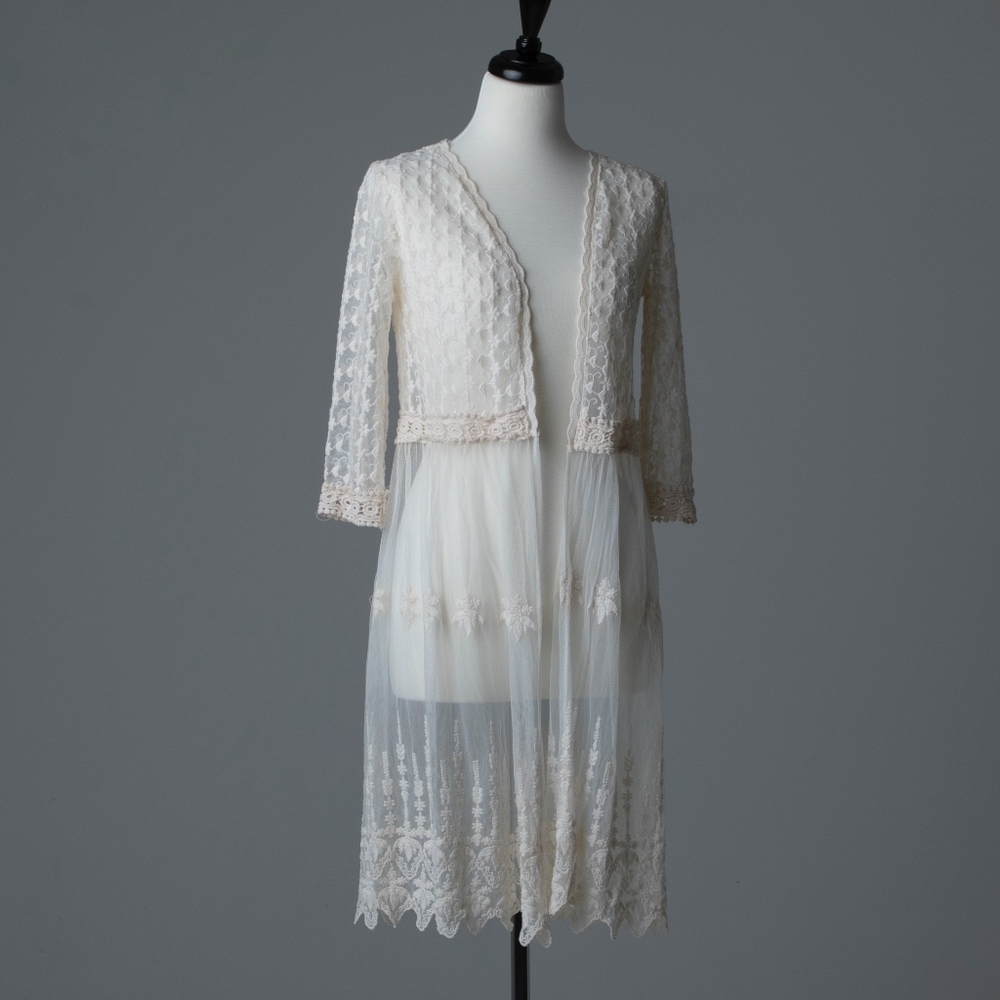 Lacy shear Cardigan